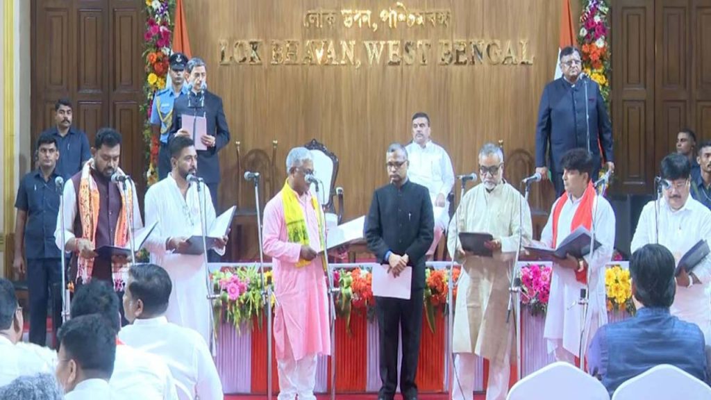West Bengal Cabinet Expansion 35 Ministers Sworn In Under Cm Suvendu Adhikari