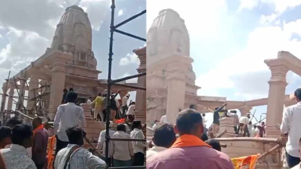 Maharashtra Temple Tragedy Five Dead After Yashwadi Maruti Temple Mandap Collapse In Parbhani