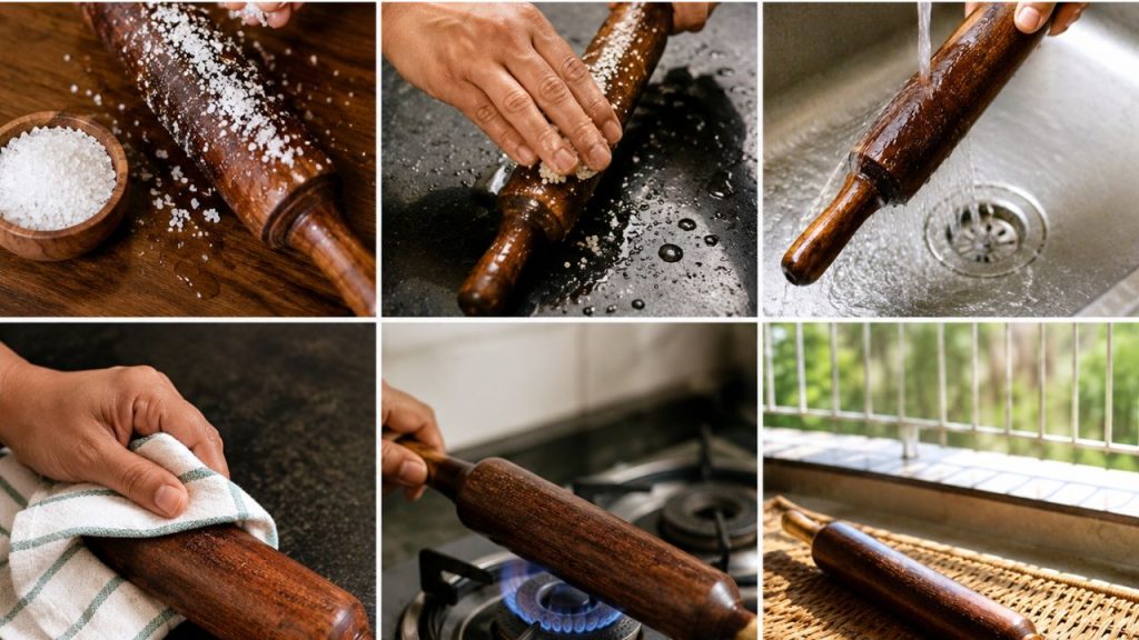How To Clean Wooden Rolling Pin Remove Fungus Mold