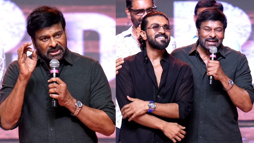 Chiranjeevi Reveals Ram Charan Injury During Peddi Shoot Recalls Khaidi Days