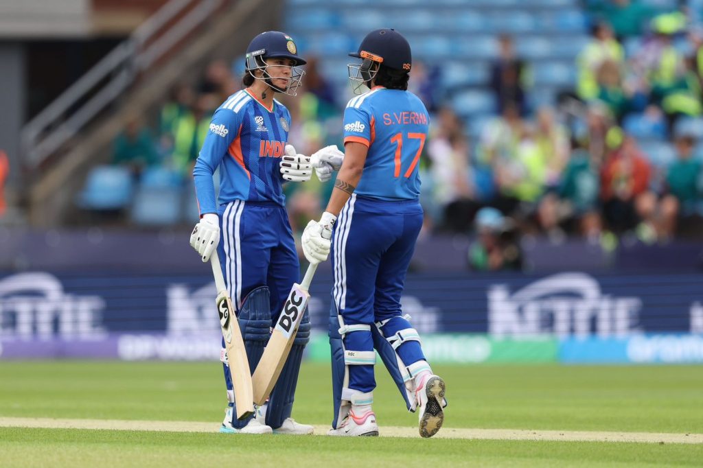 Ind W Vs Ned W Womens T20 World Cup 2026 Smriti Mandhana Shafali Verma India Score 209