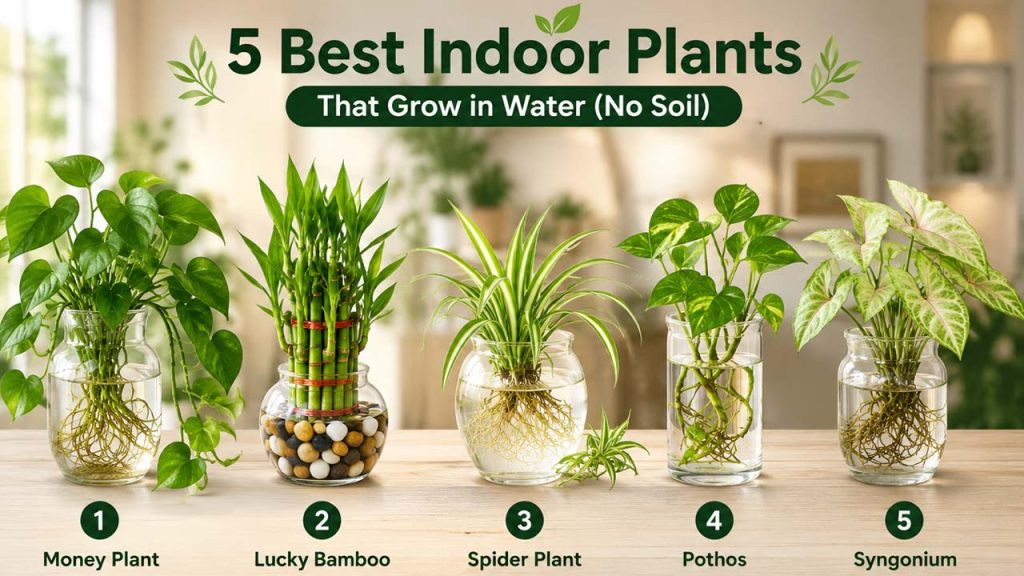 Water Indoor Plants Without Soil