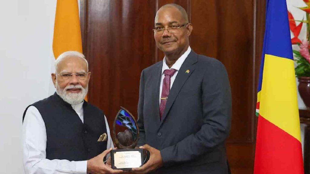 Pm Narendra Modi Receives Seychelles Highest Environmental Honour