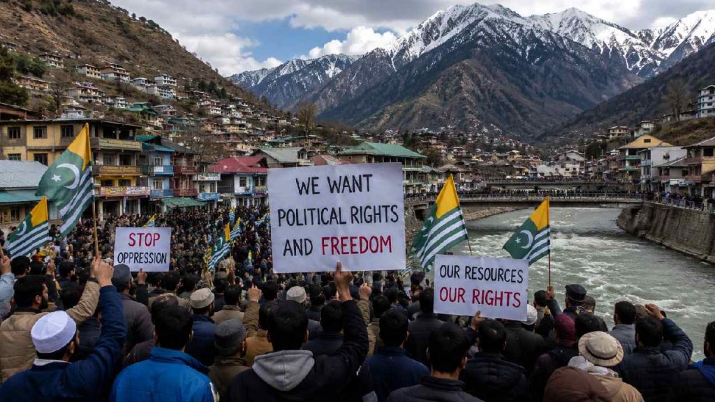 Pok Protests Intensify Over Alleged Punjab Dominance And Political Rights Issues