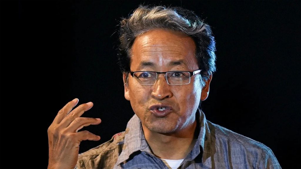 Sonam Wangchuk Indira Park Hyderabad Protest Cockroach Janata Party Education Environment