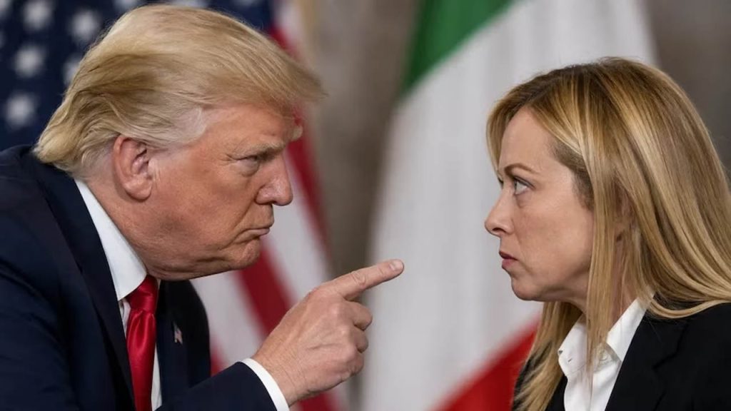 Trump Meloni Photo Remark G7 Row Italy Us Diplomatic Tensions
