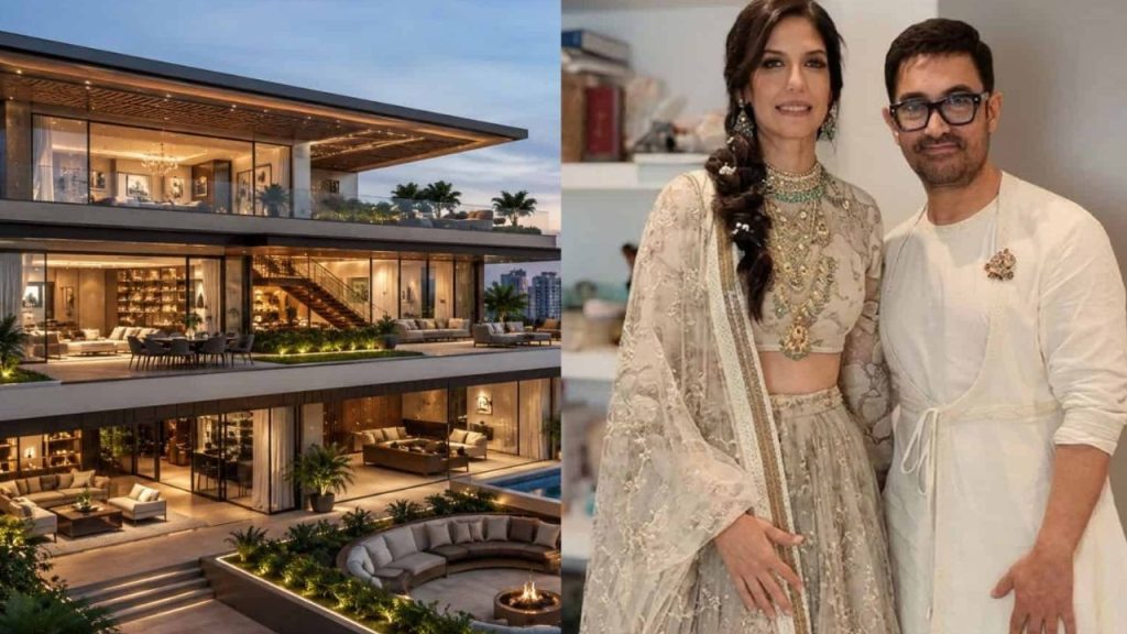 Aamir Khan New House Aamir Building Rs 100 Crore Luxury Sky Villa After Marriage With Gauri Spratt