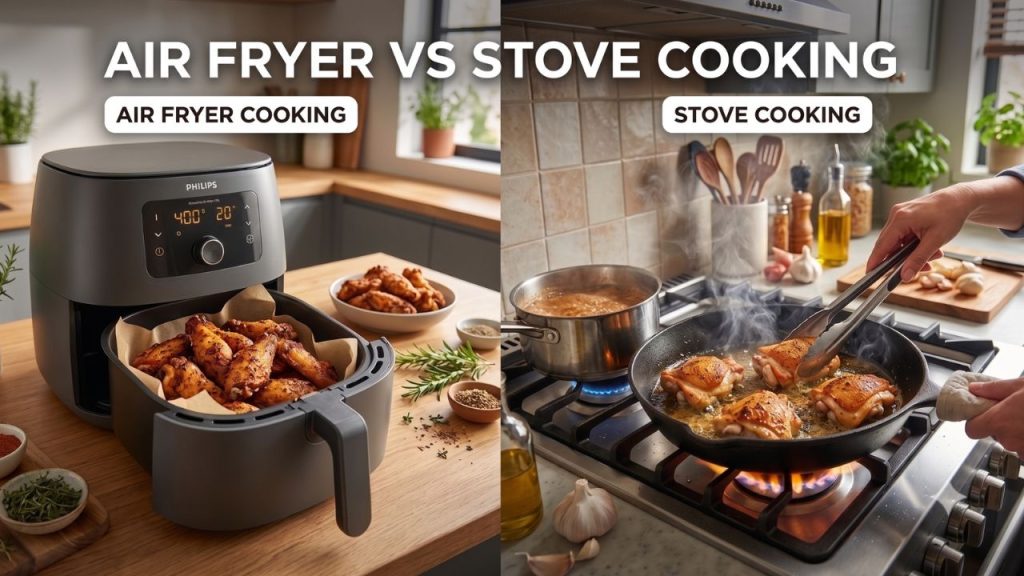 Air Fryer Vs Stove Cooking Which Method Is Healthier And Better For Nutrient Retention