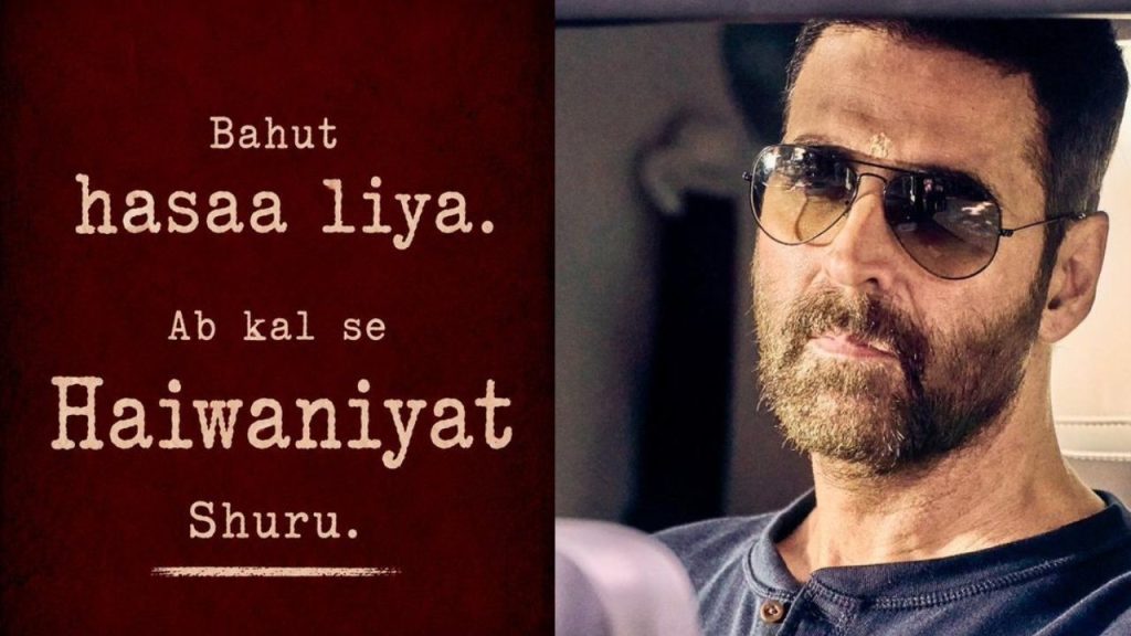 Akshay Kumar Haivaniyat Teaser First Look Of Psychological Thriller To Release Today