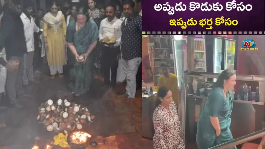 Anna Lezhneva Visits Tirumala On Foot Prays For Pawan Kalyan Speedy Recovery