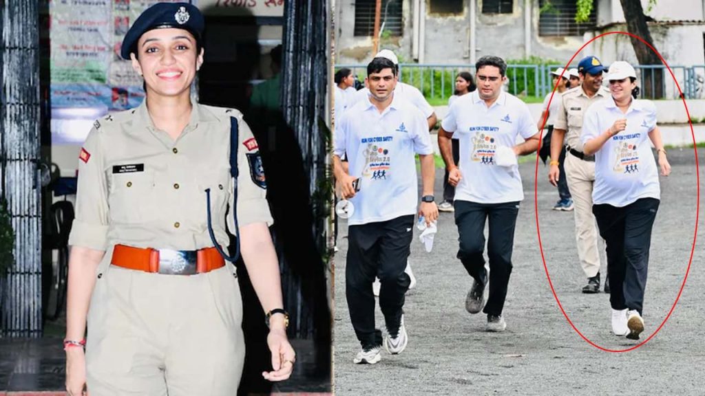 Ips Officer Anu Beniwal 9 Month Pregnant Runs For Cyber Safety Madhya Pradesh