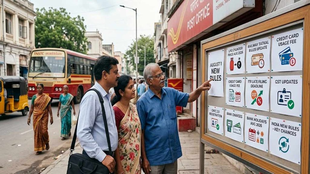 August 1 New Rules 2026 10 Major Changes In Lpg Railways Credit Cards Gst Itr And Banking
