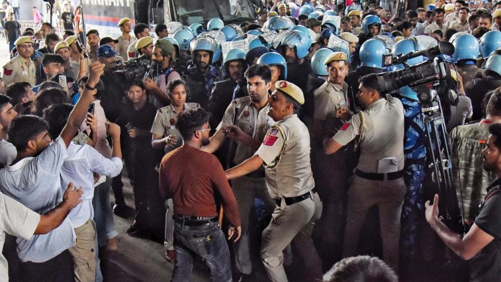 Delhi Jantar Mantar Internet Mobile Services Suspended Neet Protests