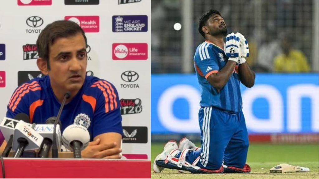 Gautam Gambhir Reacts On Sanju Samsons Exclusion We Want Sanju Chants After Indias Defeat