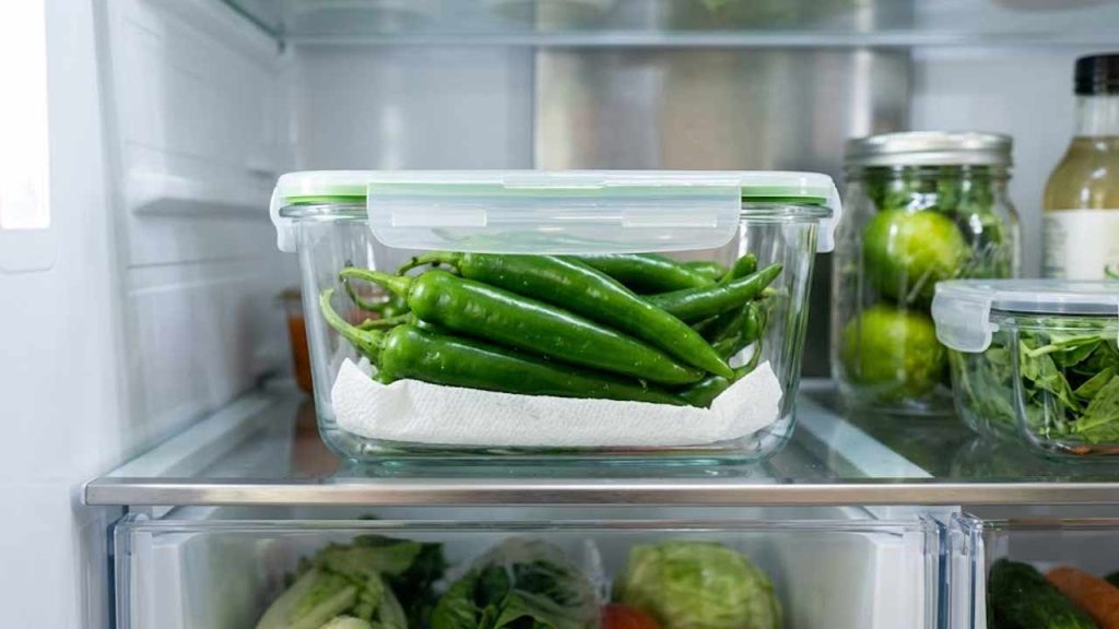 How To Store Green Chillies Fresh For Weeks Easy Fridge Storage Tips