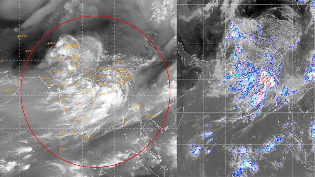 Imd Heavy Rain Alert Isro Insat Satellites Cloud Cover India Monsoon