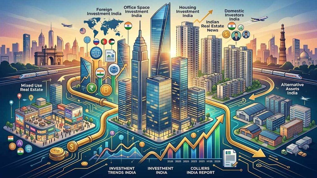 India Real Estate Investments Hit 4 5 Billion In H1 2026 Office Sector Leads