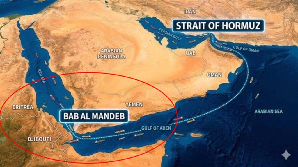 Iran Next Target Bab El Mandeb Strait Global Shipping Oil Crisis