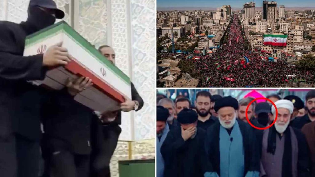 Masked Man At Ali Khamenei Funeral Identified Mohammad Javad Khamenei