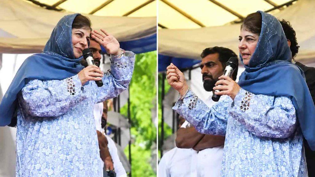 Mehbooba Mufti Backs Cjp Protest Delhi