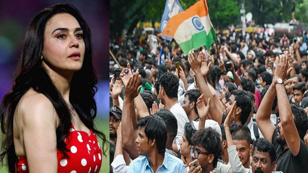 Preity Zinta Supports Student Protests Urges Government To Hold Dialogue