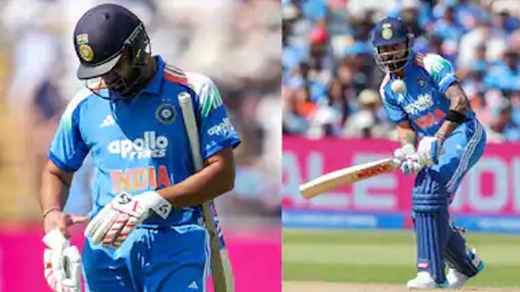 Rohit Sharma Virat Kohli Fall Early As India Stumble In First Odi Vs England