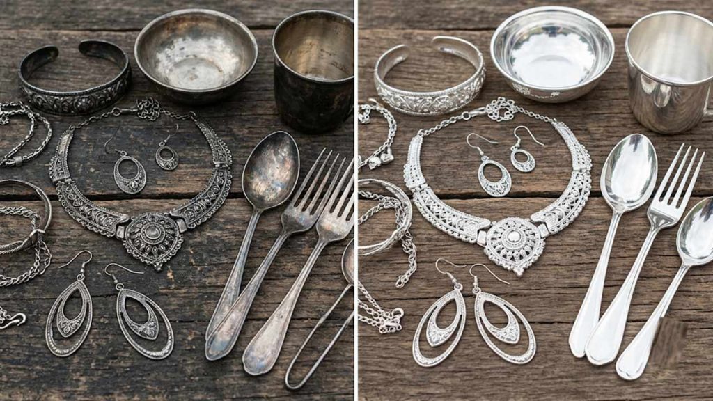 Easy Silver Cleaning Tip Restore Tarnished Silver In 20 Minutes At Home