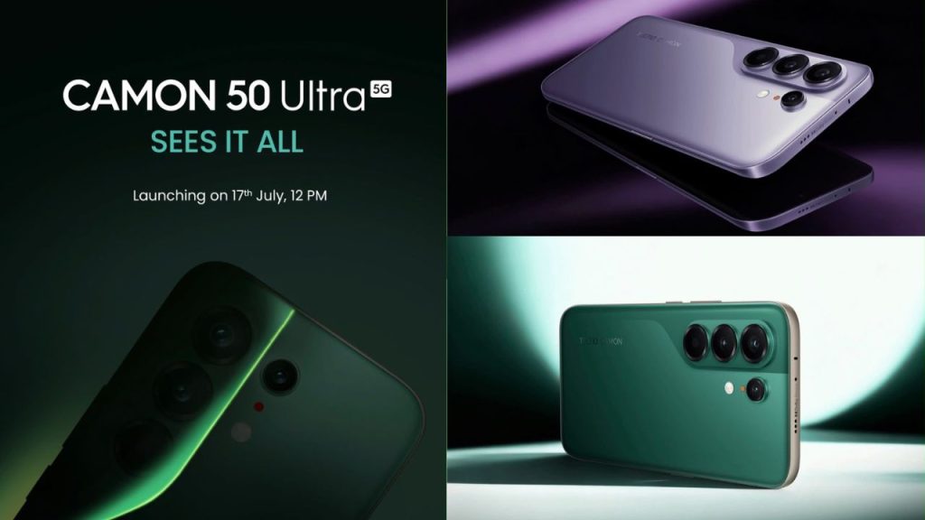 Tecno Camon 50 Ultra 5g India Launch On July 17 Ai Camera Dolby Atmos Premium Design