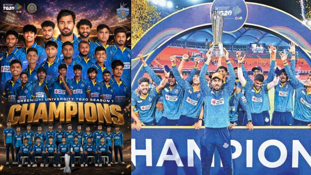 Tg20 Final Hyderabad E Champions Beat Khammam Aces By 6 Wickets To Win Inaugural Tg20 Title