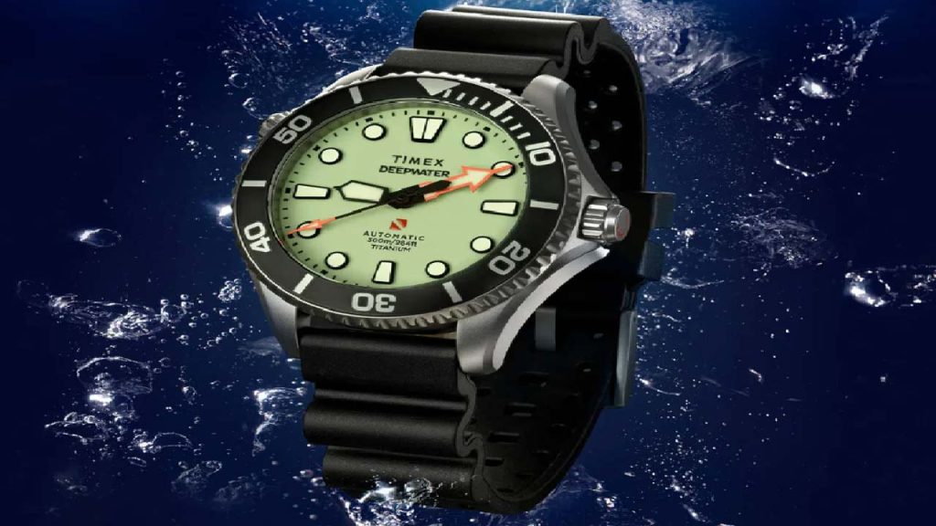 Timex Deepwater Meridian 300 Titanium Hev Automatic Debuts With 300m Water Resistance