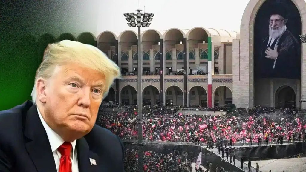 Trump Shocked Iran Crowd Ali Khamenei Funeral Mojtaba Missing