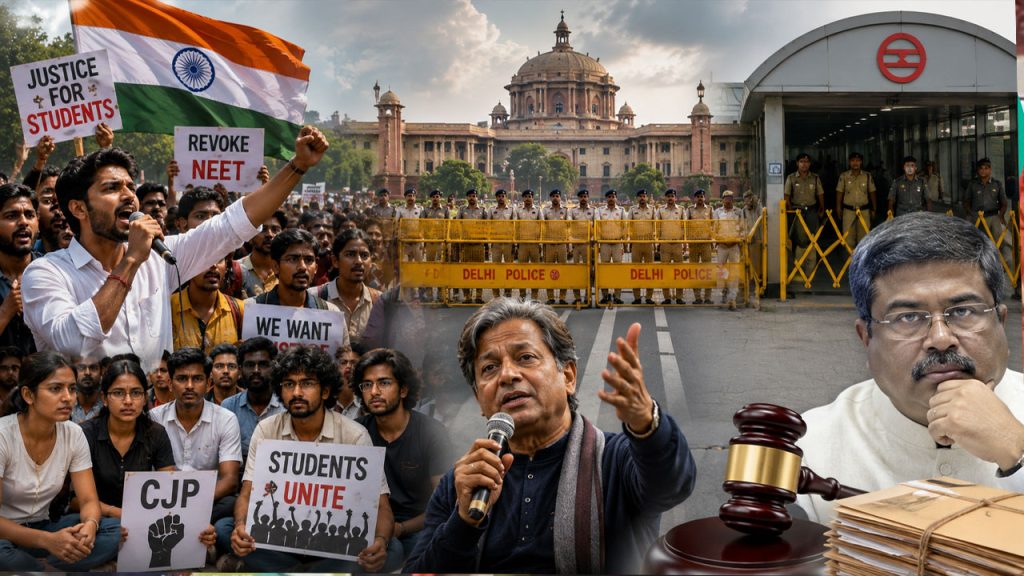 Neet Paper Leak Centre Third Round Talks Cjp Demands Nta Reforms