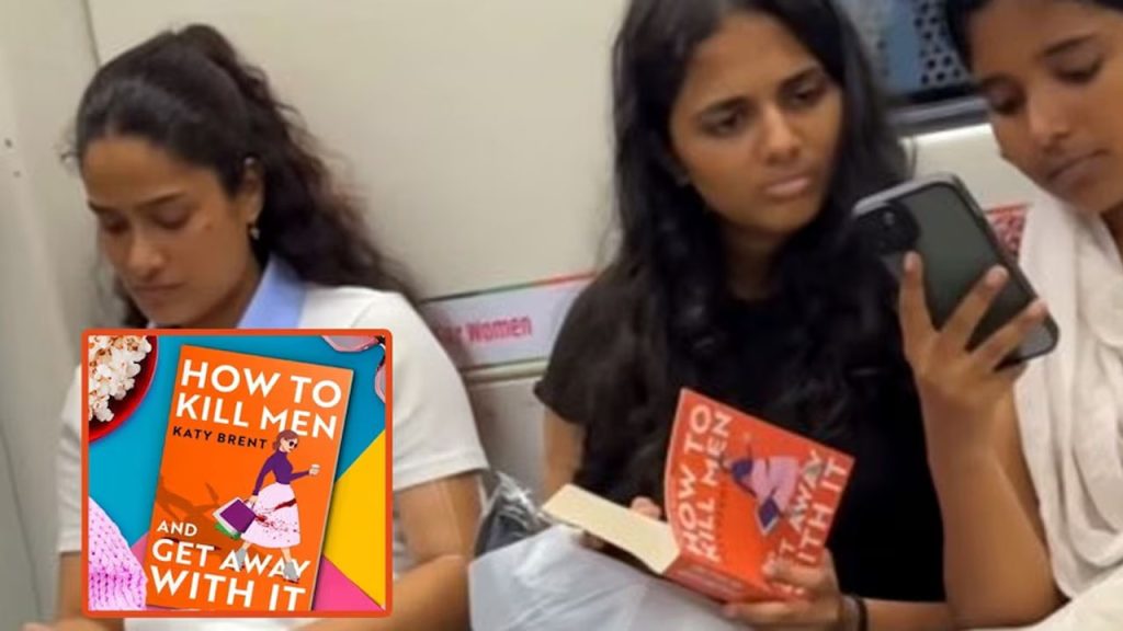 Metro Woman Reading How To Kill Men Book Viral Video Explained