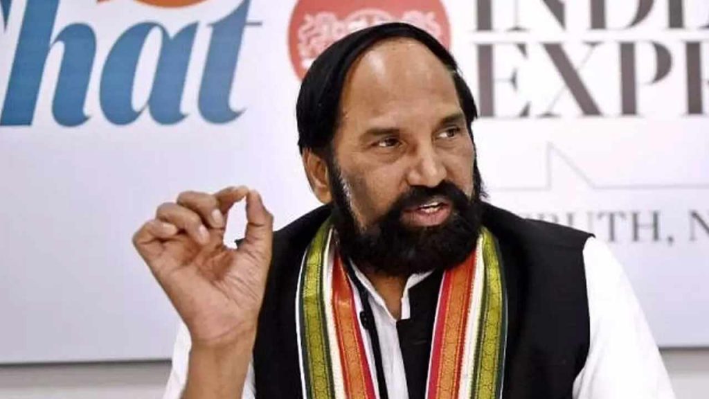 Kaleshwaram Project Uttam Kumar Reddy Brs Allegations