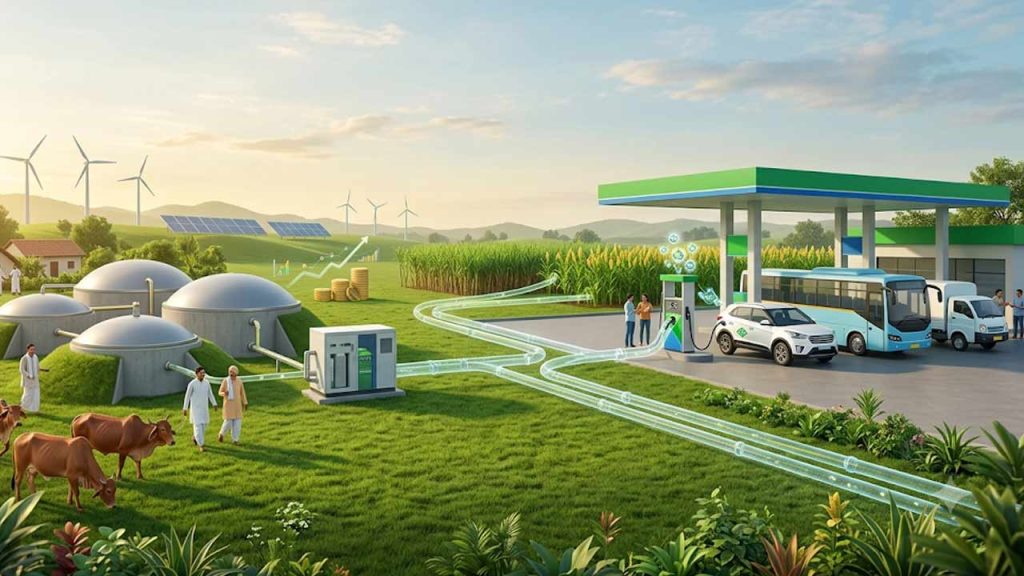 Govt Approves %e2%82%b923731 Crore Gobardhan Scheme For Biogas Blended Cng