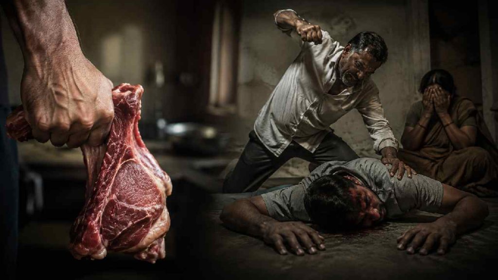 Pune Murder Man Killed Father Mutton Shravan Month Mother Arrested