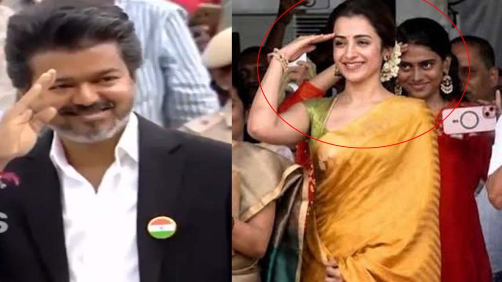 Tamil Nadu Vijay Trisha Independence Day Salute Dmk Murasoli Criticism