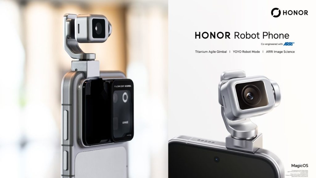 Honor Robot Phone Launched With 200mp Dual Cameras 200x Zoom And 7060mah Battery