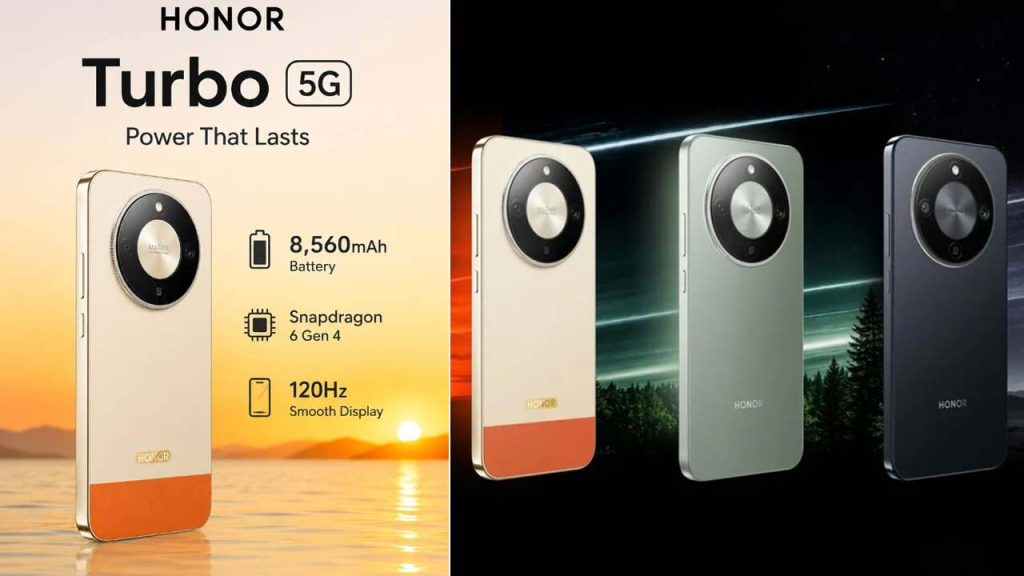 Honor Turbo 5g Launched With Massive 8560mah Battery 120hz Amoled Display