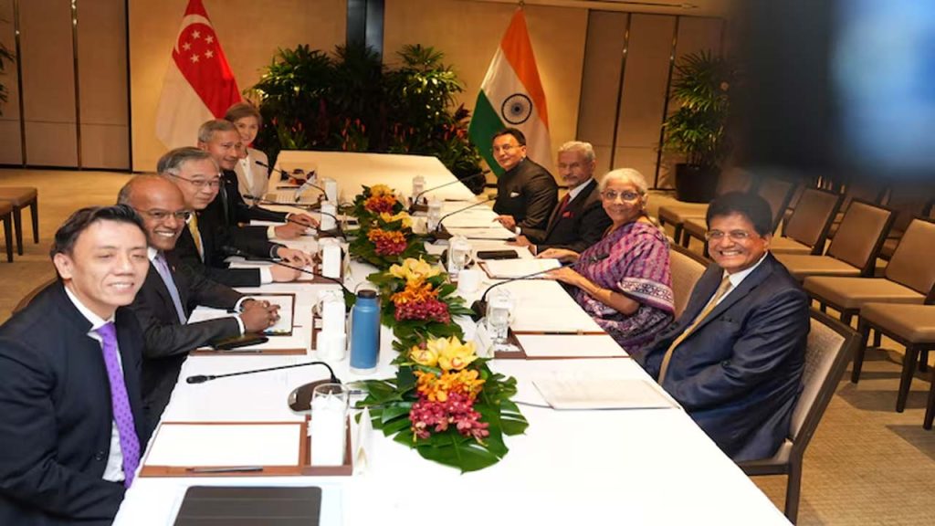 India Singapore Sign Mous Food Safety Advanced Manufacturing Digitalisation