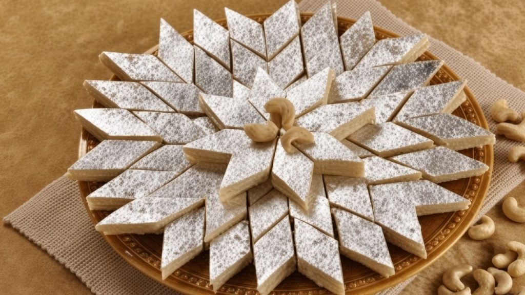 Homemade Cashew Burfi Easy Kaju Katli Recipe In 15 Minutes At Home