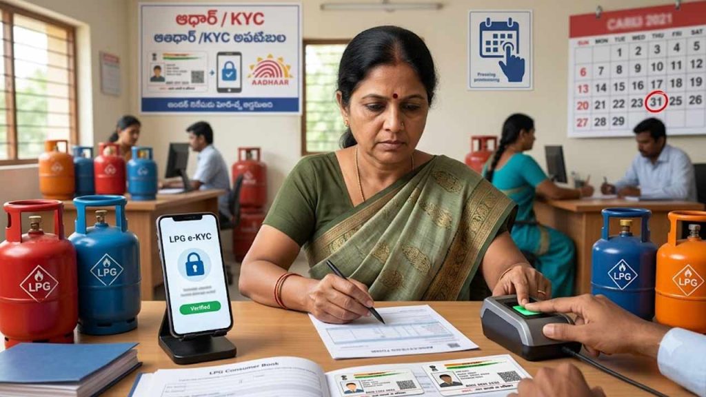 Lpg Aadhaar Biometric Ekyc Mandatory October 1 2026 Subsidy