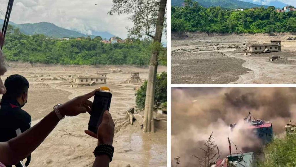 Bhote Koshi River Nepal Bihar Kosi River Flood