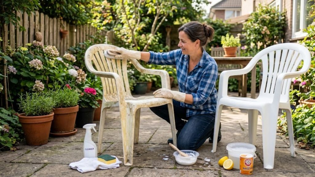 Yellow Plastic Chairs Cleaning Tips Home Hacks