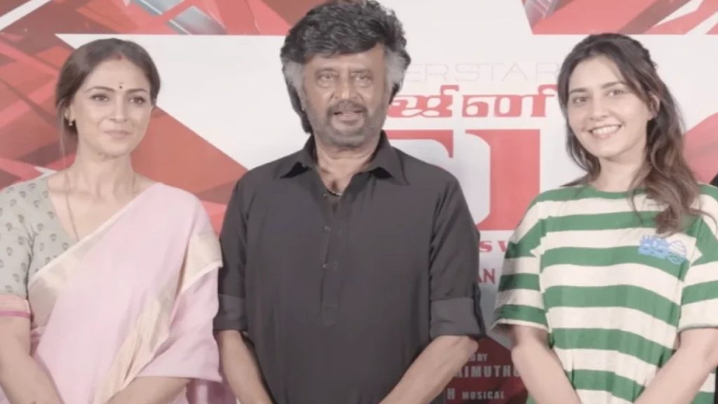 Rajinikanth Celebrates 51 Years In Cinema On Dharman Sets