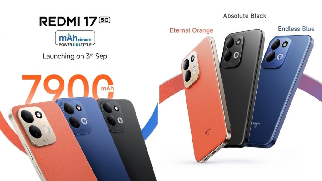 Redmi 17 5g India Launch On September 3 With 7900mah Battery 50mp Camera