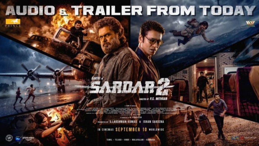 Karthi Spy Thriller Trailer Sardar 2 Trailer Release Today