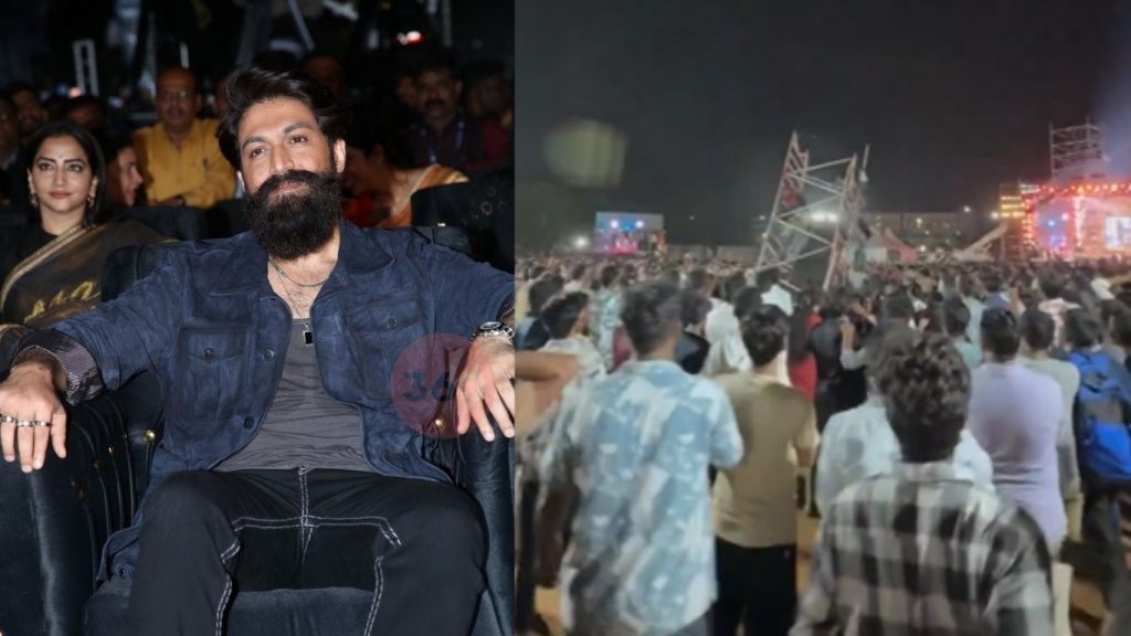 Toxic Movie Pre Release Event Accident Sound Box Collapses Students Injured