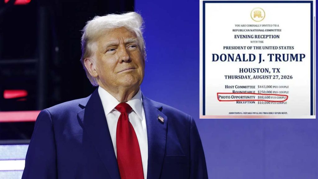 Trump Photo Price 88600 Rnc Fundraiser Houston