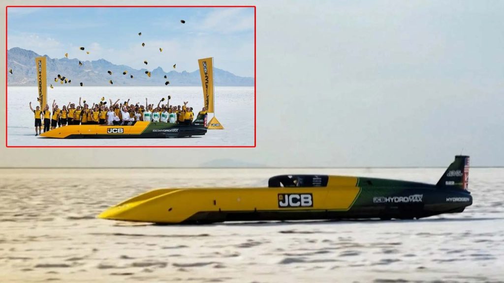 Jcb Hydrogen Car Sets World Speed Record At 653 90 Km H Hydromax